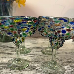 Mexican confetti glass - Margarita